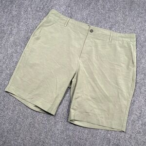 Faherty Shorts Mens 38 Green All Day Lightweight‎ Outdoor Pockets Casual Men